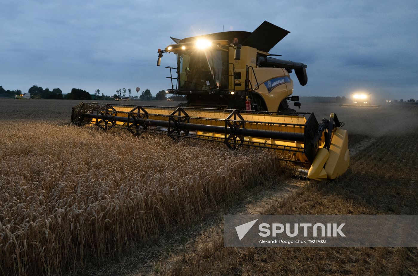 Russia Agriculture Wheat Harvesting