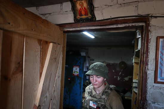 Russia Ukraine Military Operation Female Fighter