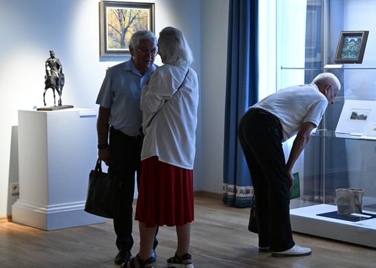Russia Pushkin Mikhaylovskoye Exhibition
