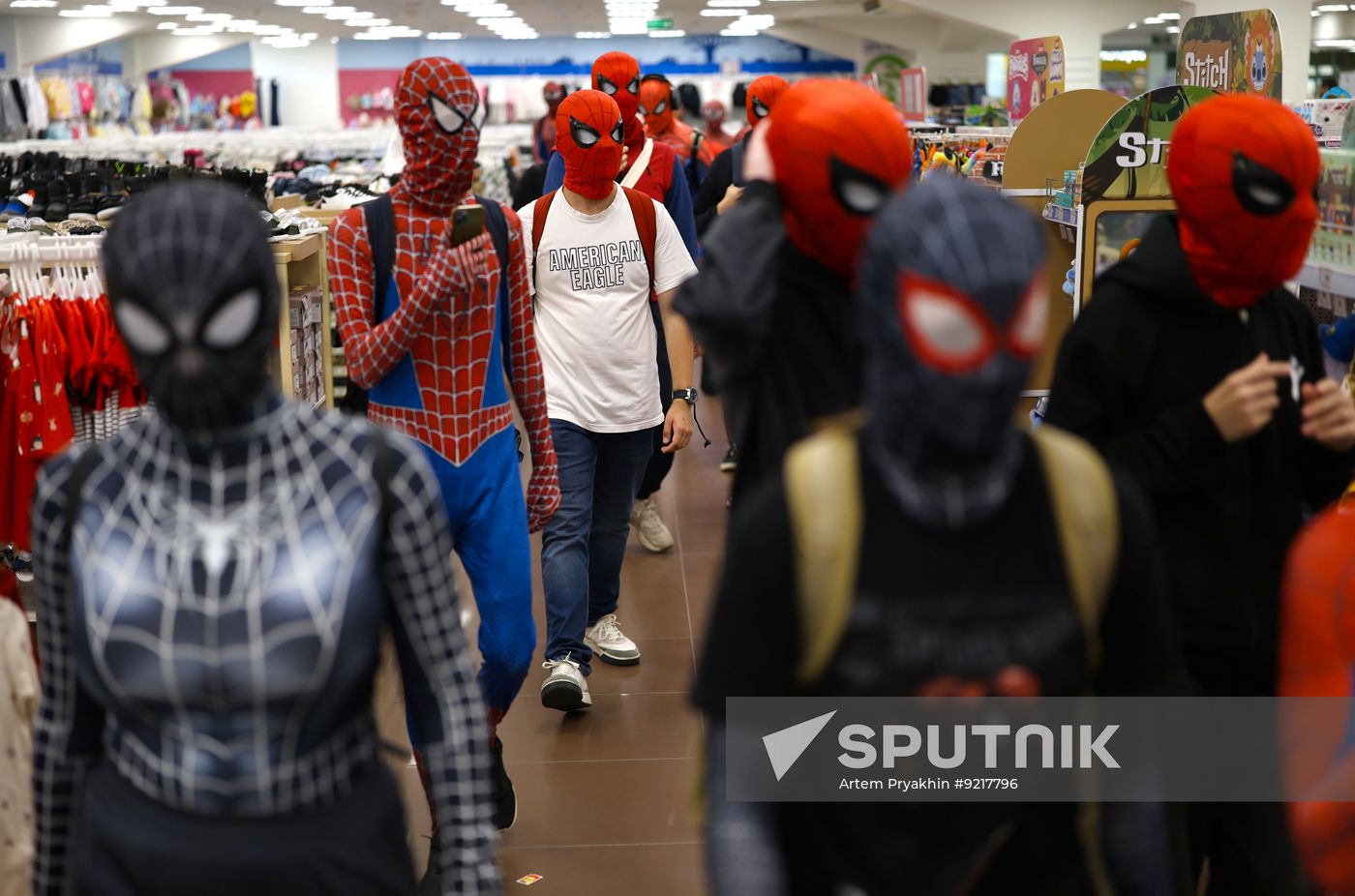 Russia Film Spiderman Fan Event
