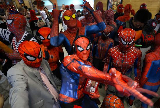 Russia Film Spiderman Fan Event