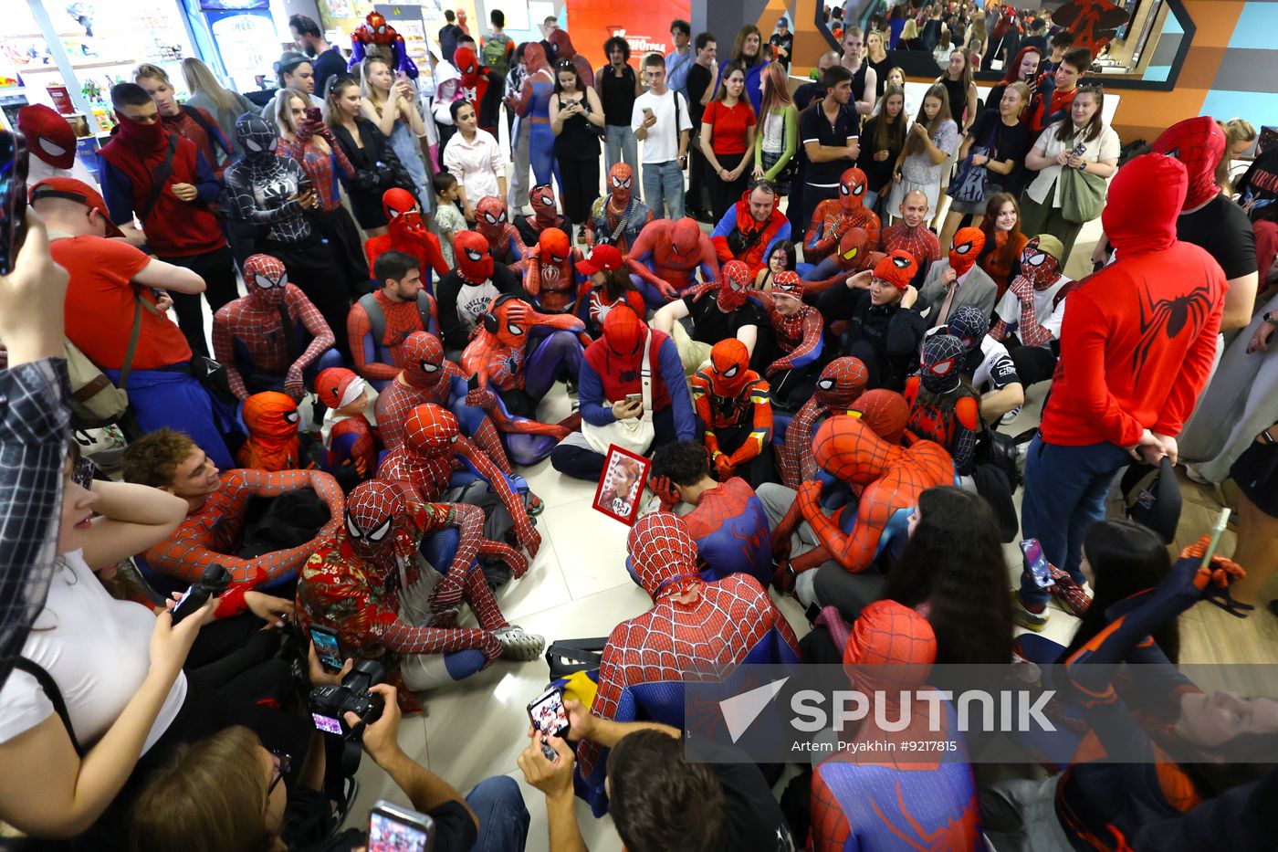 Russia Film Spiderman Fan Event