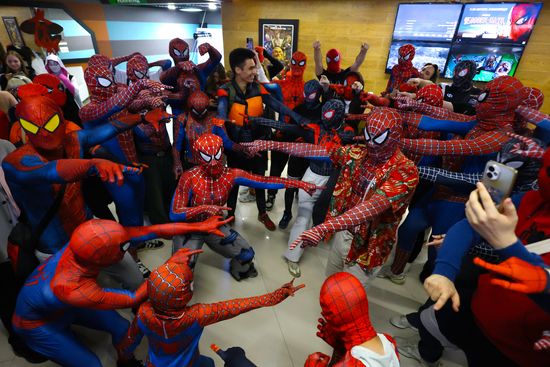 Russia Film Spiderman Fan Event