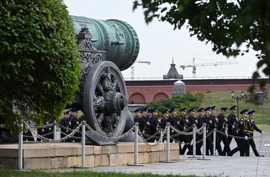 Russia Presidential Regiment Oath Taking