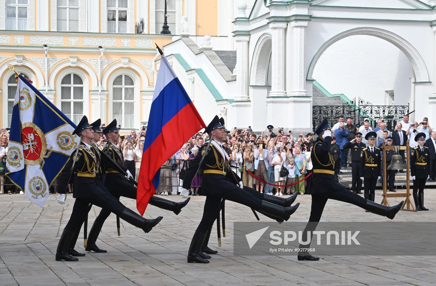 Russia Presidential Regiment Oath Taking