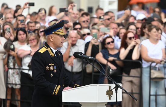 Russia Presidential Regiment Oath Taking