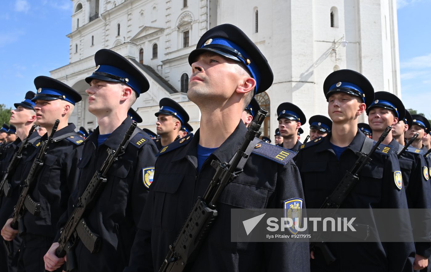 Russia Presidential Regiment Oath Taking