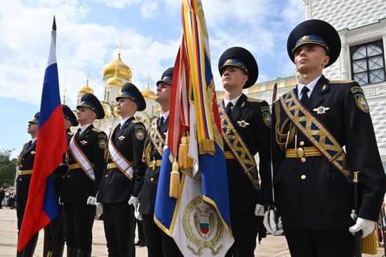 Russia Presidential Regiment Oath Taking