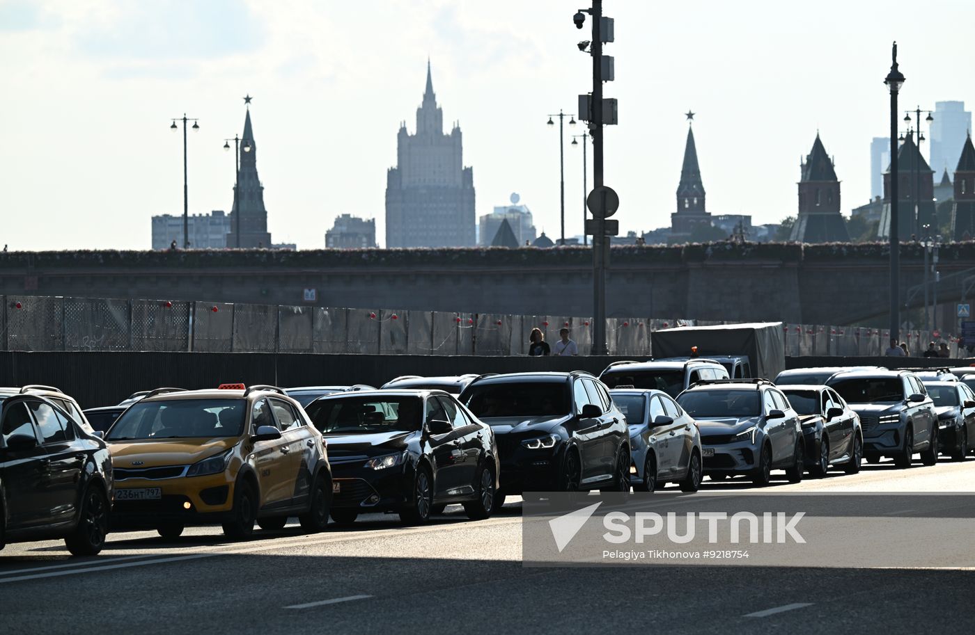 Russia Moscow Traffic