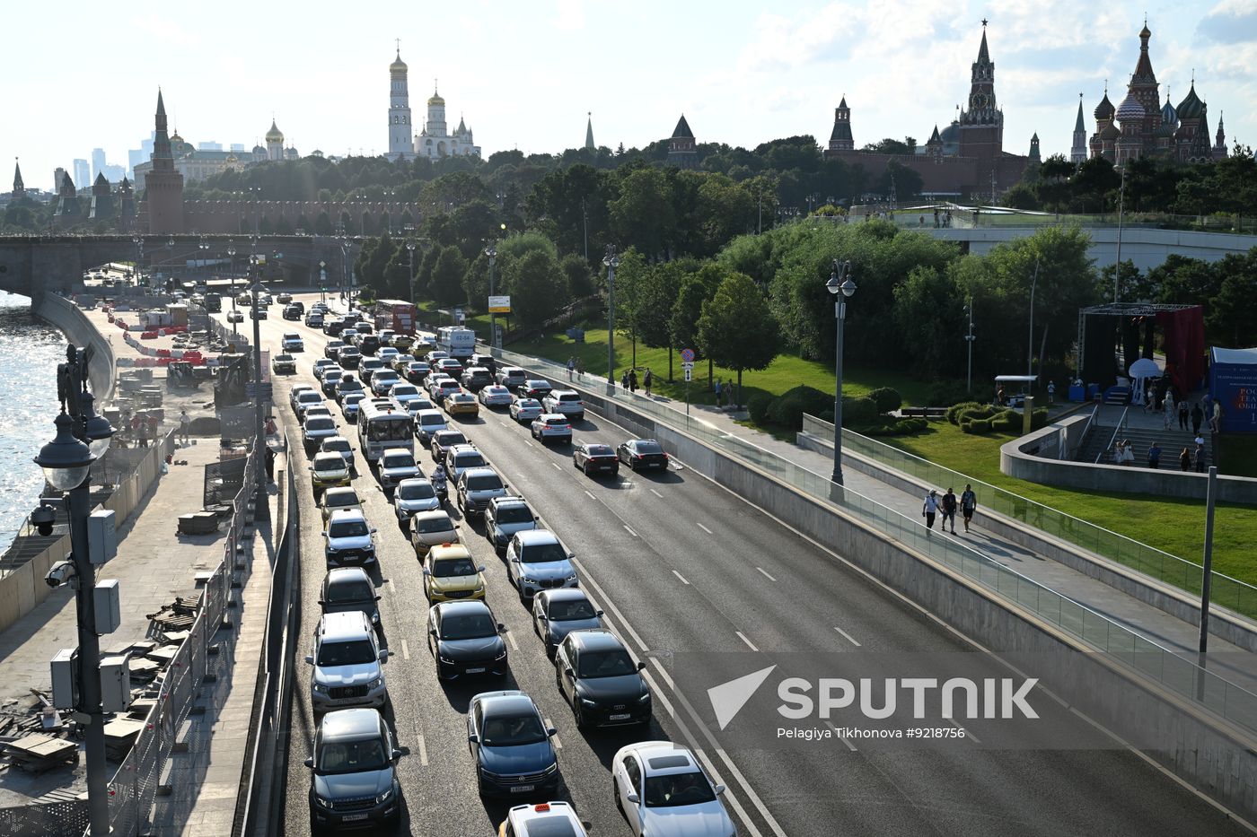 Russia Moscow Traffic