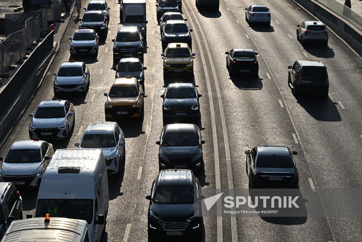 Russia Moscow Traffic