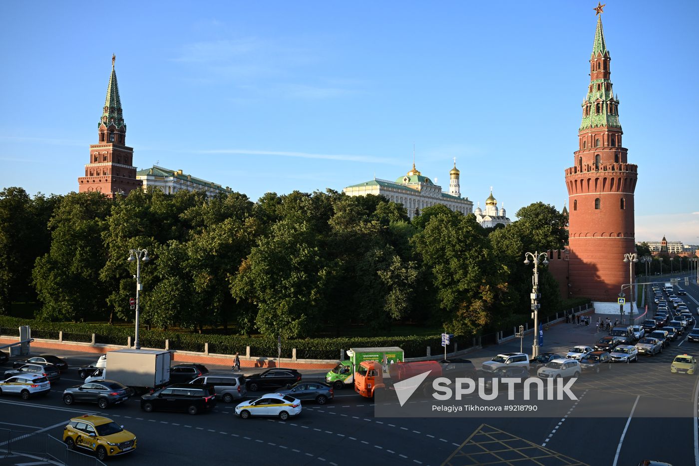 Russia Moscow Traffic