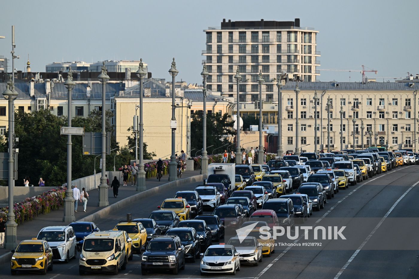 Russia Moscow Traffic