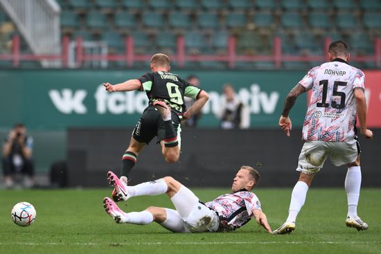 Russia Soccer Premier-League Lokomotiv - Akron