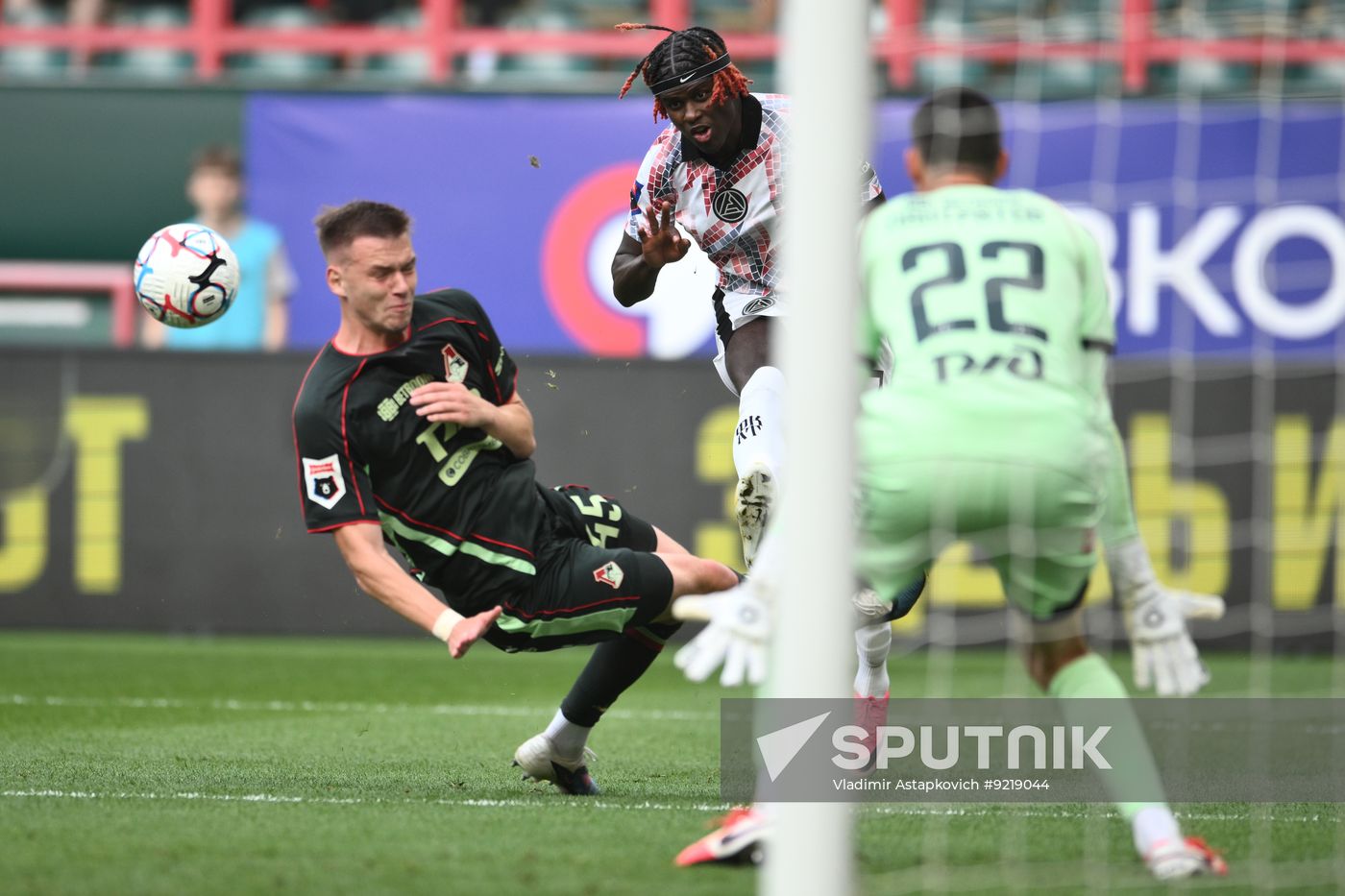 Russia Soccer Premier-League Lokomotiv - Akron