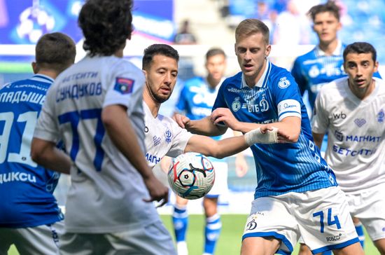 Russia Soccer Premier-League Dynamo - Dynamo Mkh