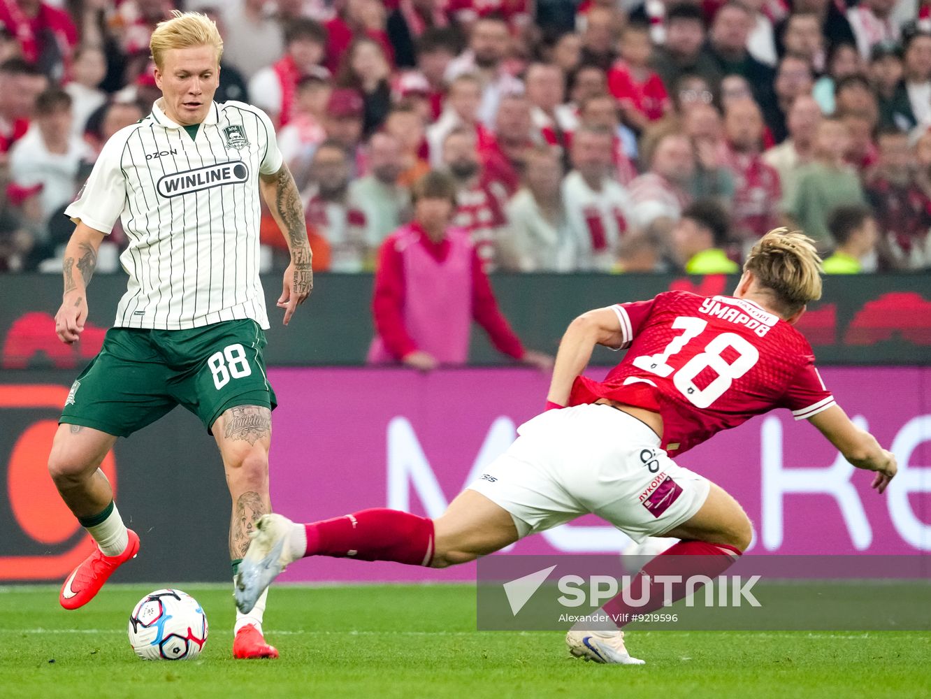 Russia Soccer Premier-League Spartak - Krasnodar