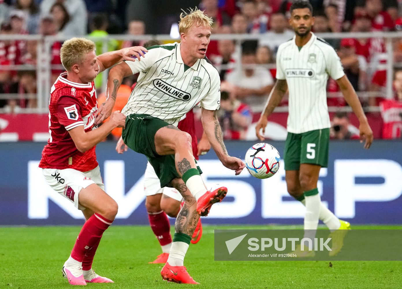 Russia Soccer Premier-League Spartak - Krasnodar