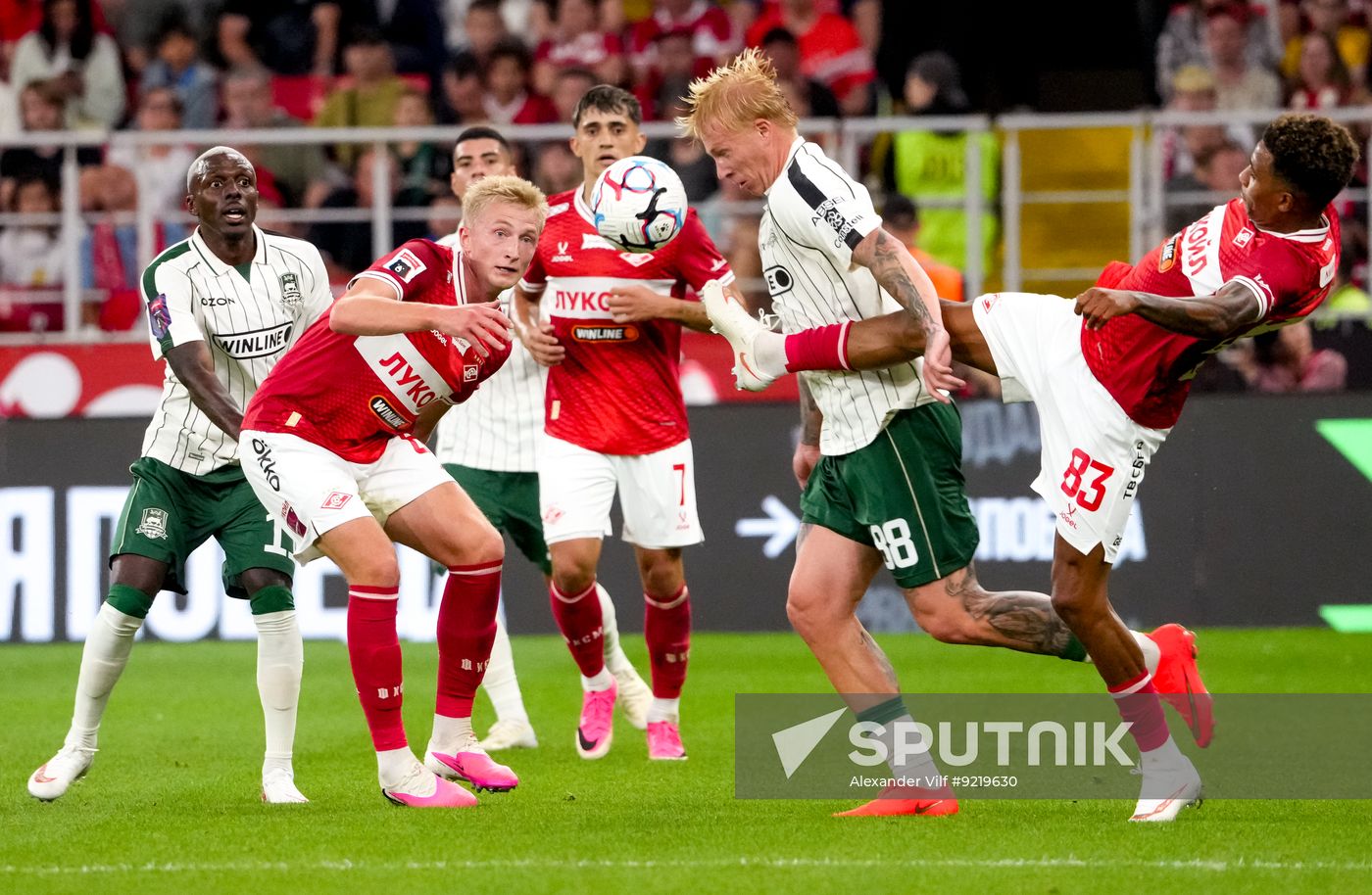 Russia Soccer Premier-League Spartak - Krasnodar