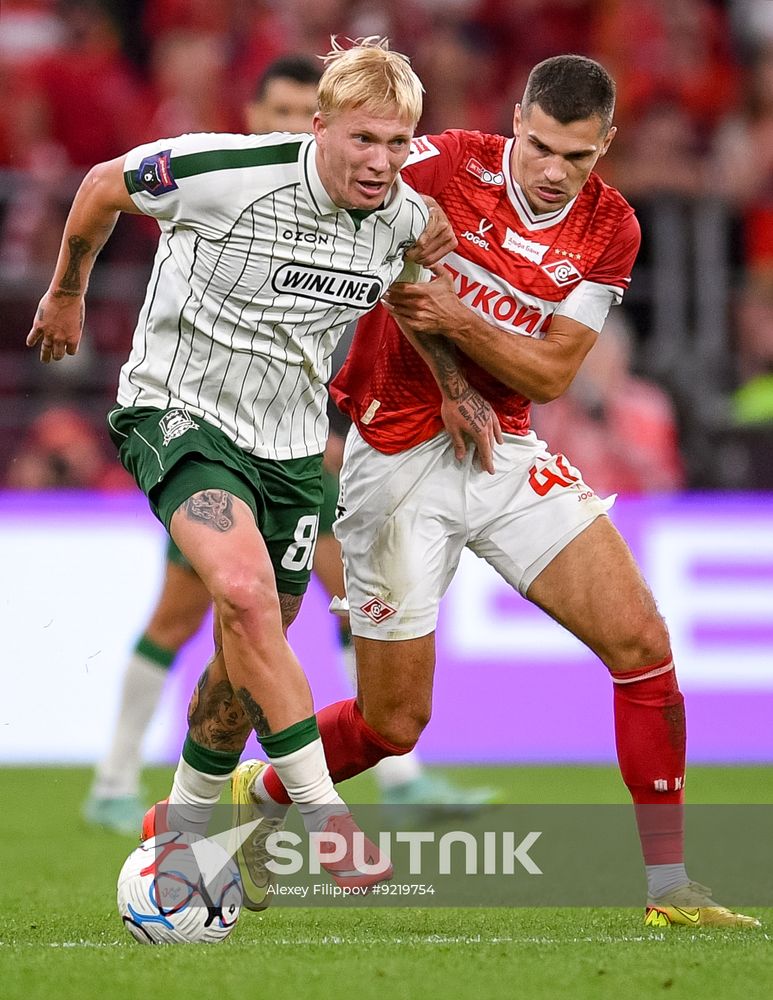 Russia Soccer Premier-League Spartak - Krasnodar