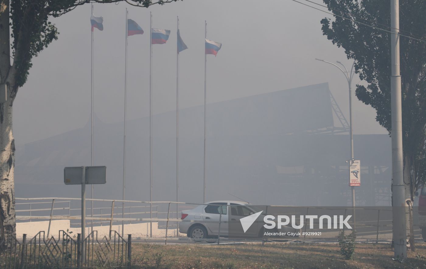 Russia Ukraine DPR Drone Attack