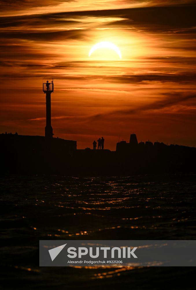 Russia Partial Solar Eclipse