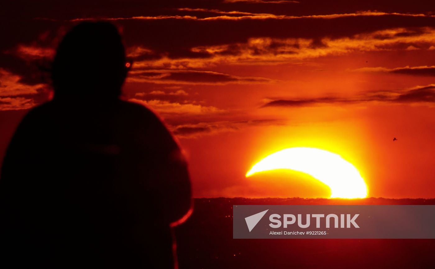 Russia Partial Solar Eclipse
