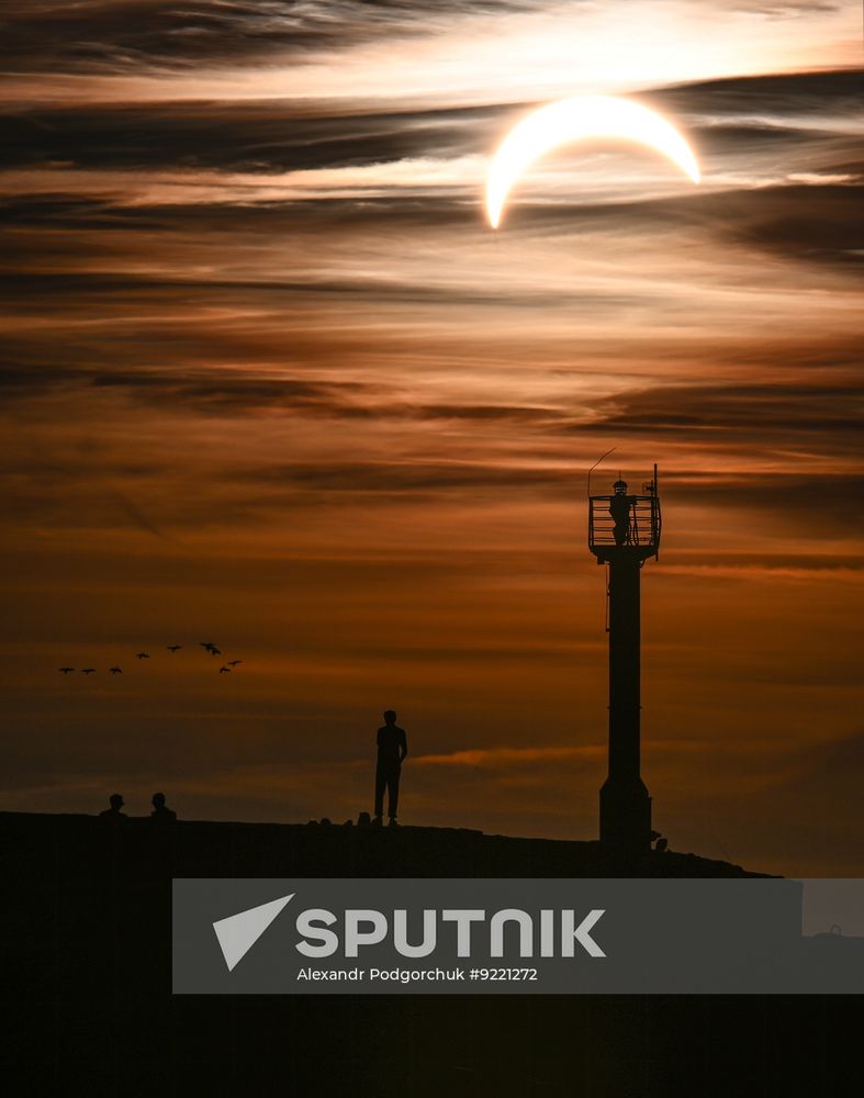 Russia Partial Solar Eclipse