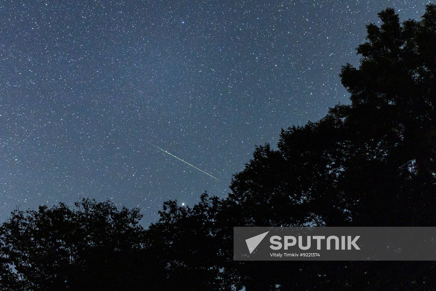 Russia Perseid Meteor Shower