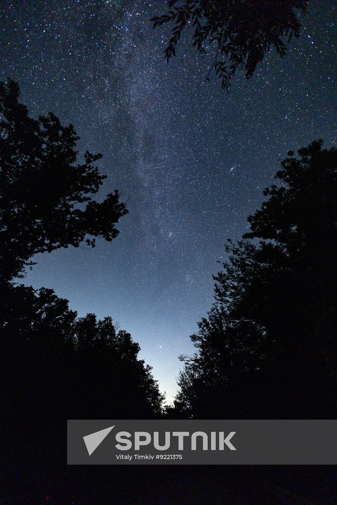 Russia Perseid Meteor Shower