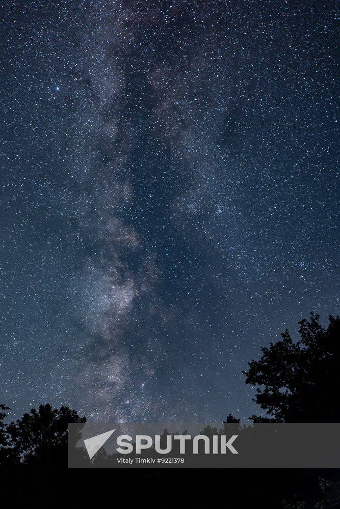Russia Perseid Meteor Shower