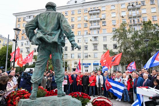 Russia Cuban Leader Castro Anniversary