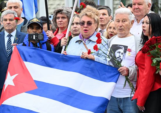 Russia Cuban Leader Castro Anniversary