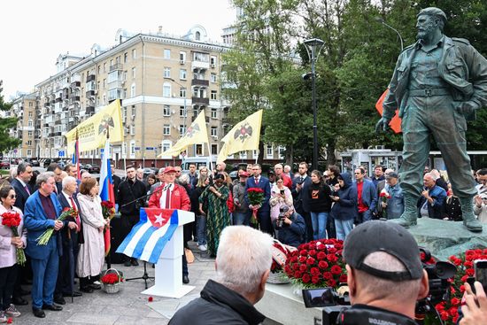 Russia Cuban Leader Castro Anniversary