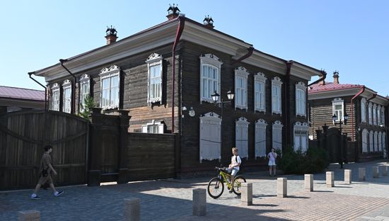 Russia Siberia Wooden Housing