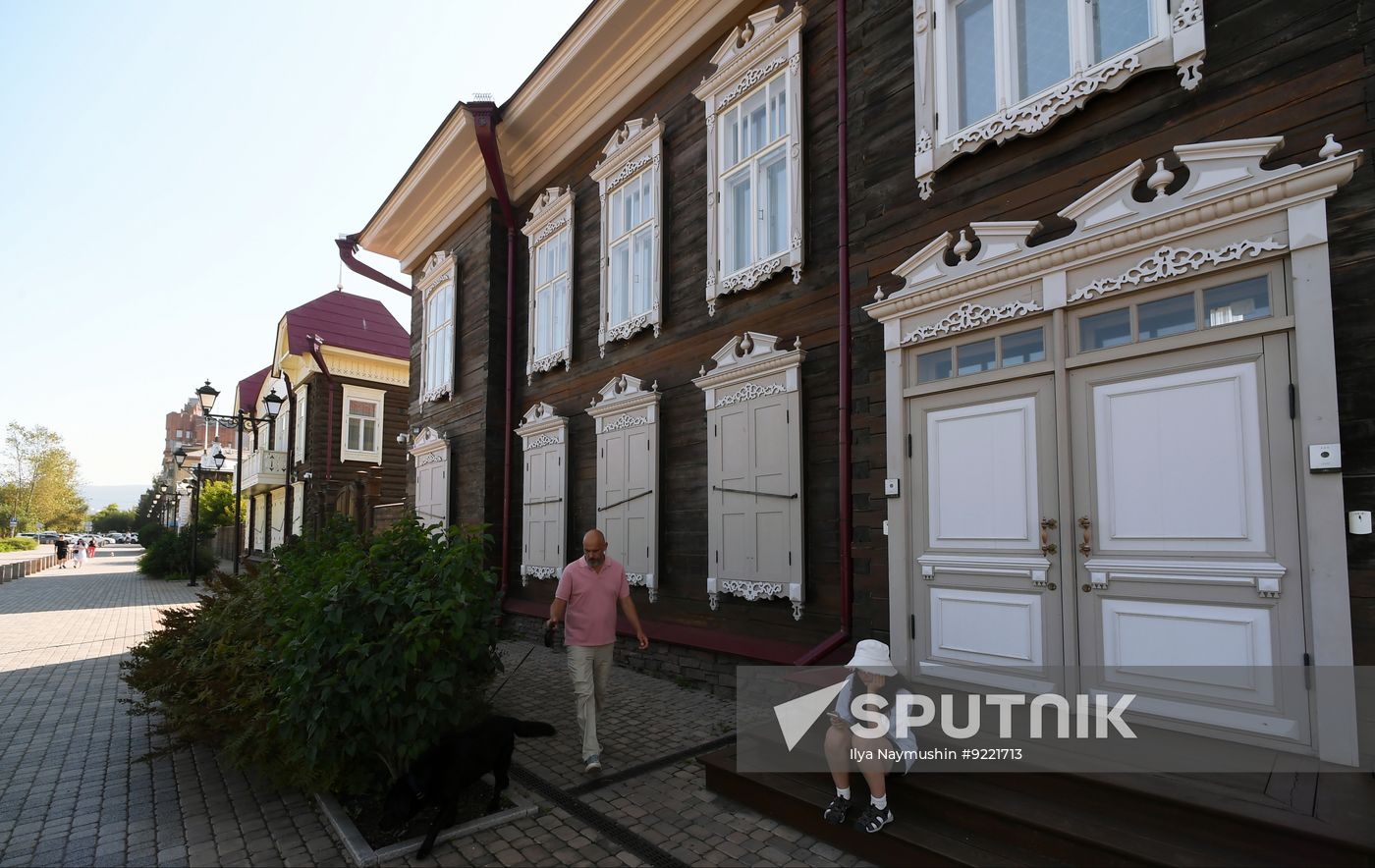 Russia Siberia Wooden Housing
