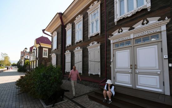 Russia Siberia Wooden Housing
