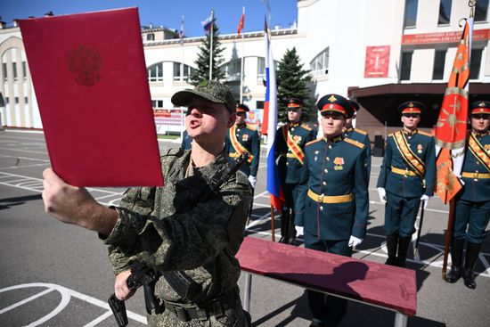 Russia Semyonovsky Regiment Oath Taking