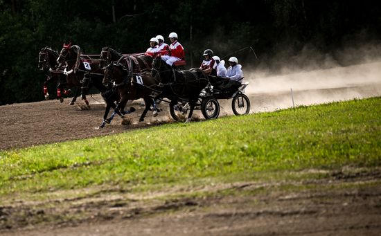 Russia Equestrian Orlov Trotter Festival