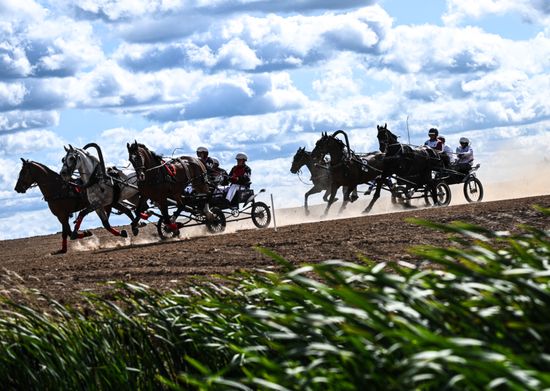 Russia Equestrian Orlov Trotter Festival
