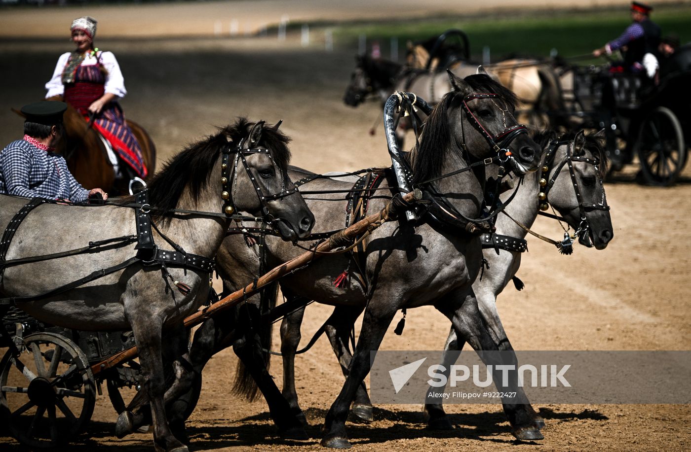 Russia Equestrian Orlov Trotter Festival