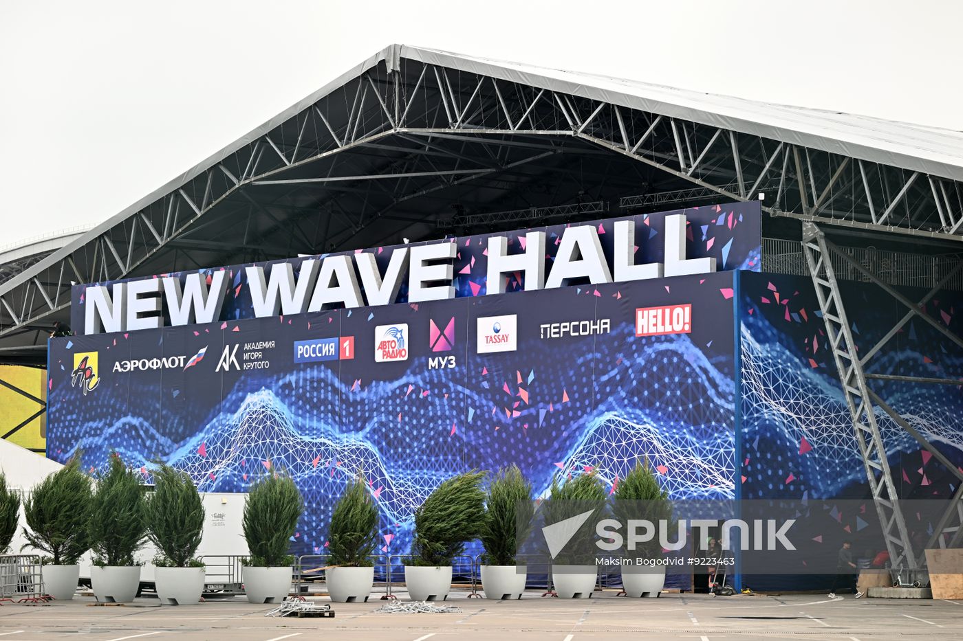 Russia New Wave Music Festival Preparations