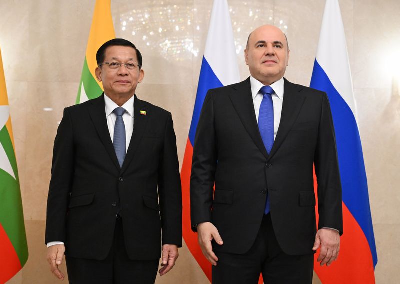 Russia Myanmar Mishustin