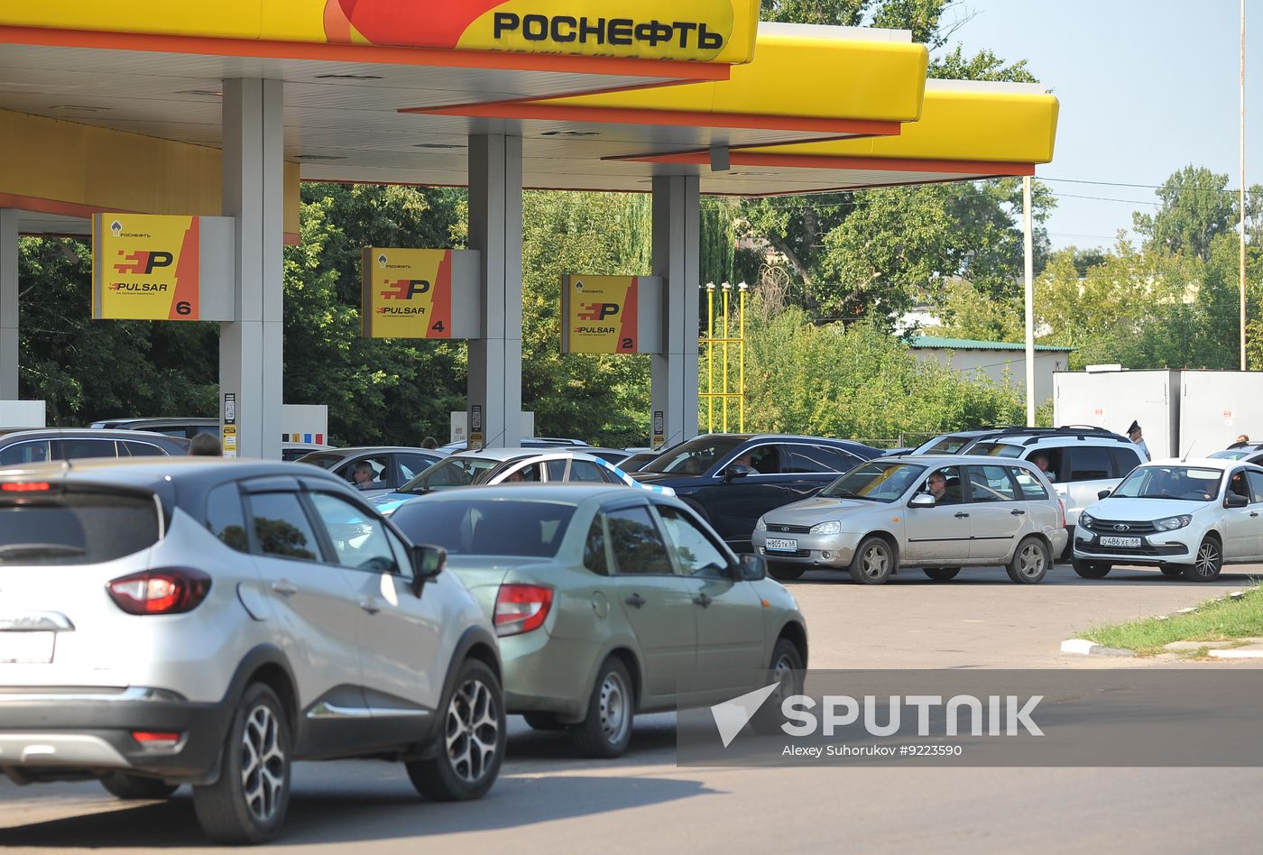 Russia Regions Gasoline Shortages