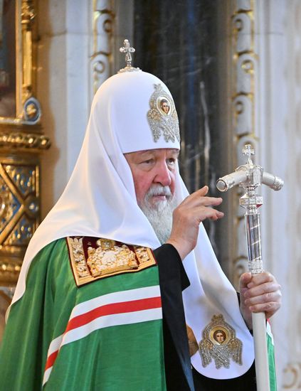 Russia Religion Patriarch Transfiguration Feast