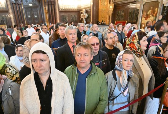 Russia Religion Patriarch Transfiguration Feast