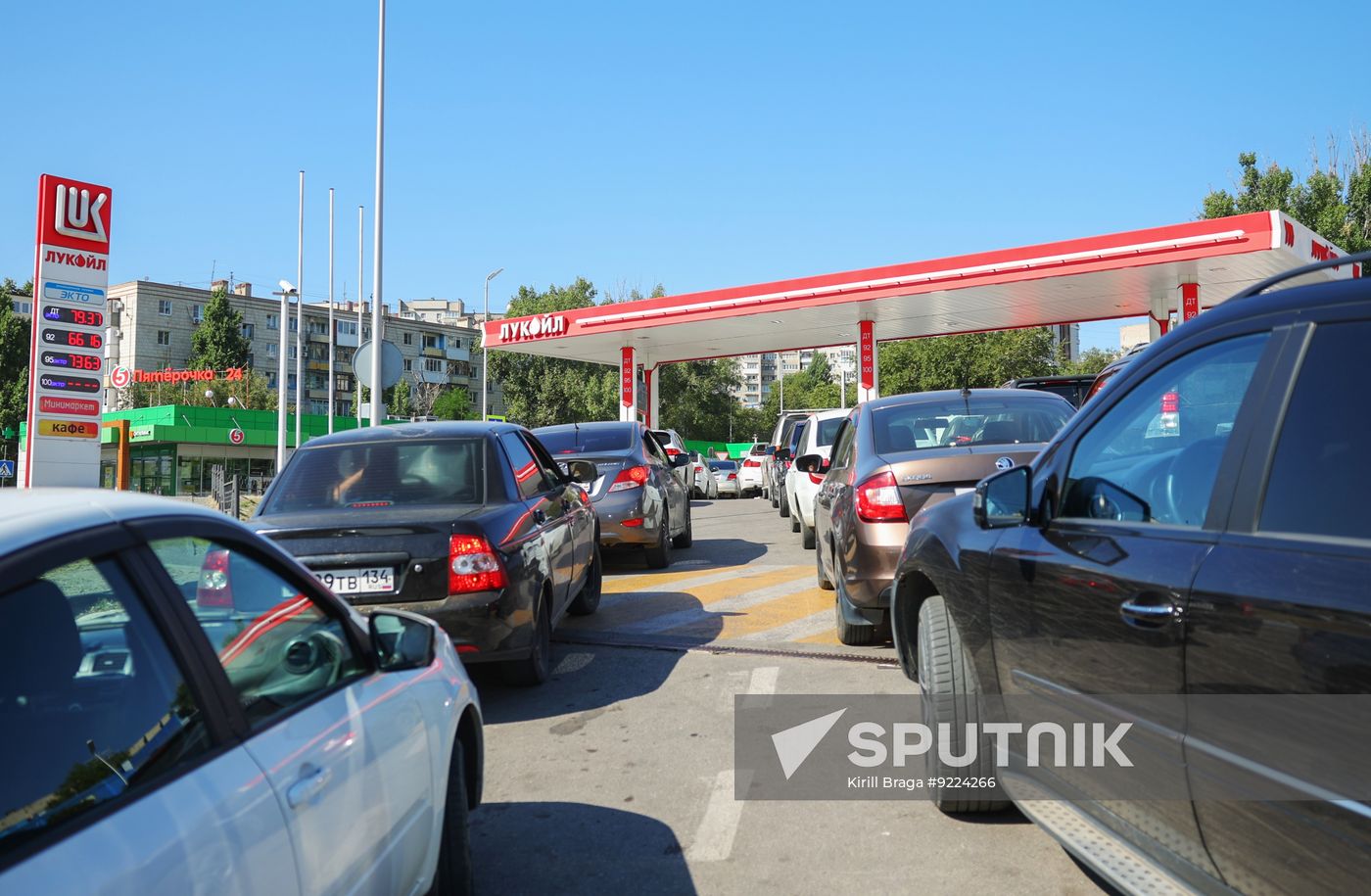 Russia Gasoline Shortages
