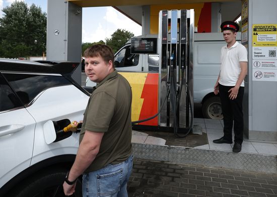Russia Gasoline Shortages Krasnodar