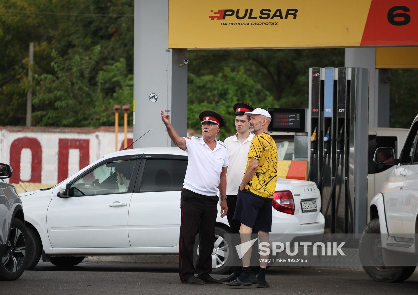 Russia Gasoline Shortages Krasnodar