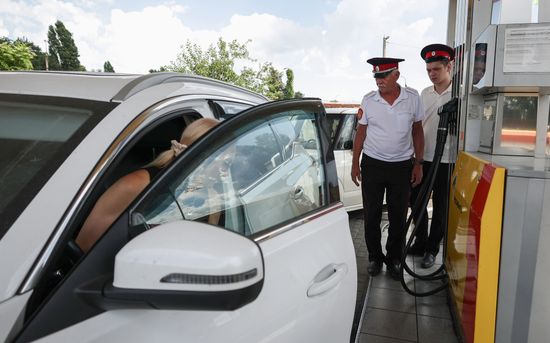 Russia Gasoline Shortages Krasnodar